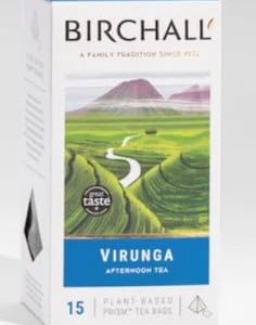Birchall -Virunga Afternoon Tea Prism Tea Bags Blend 15 count