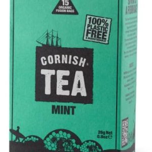 Cornish Tea Mint Tea - Organic Fusion Tea Bags, 15 Plastic-Free Fusion Bags, Made in Cornwall
