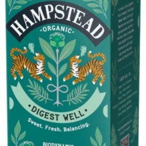 Hampstead Organic Digest Well 20 tea bags caffeine free herbal infusion
