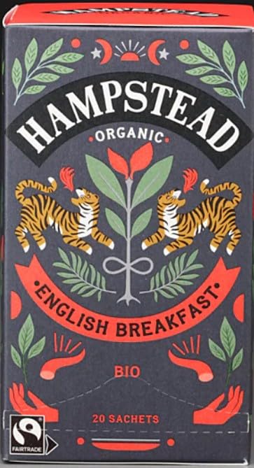 Hampstead Organic English Breakfast 20 tea bags