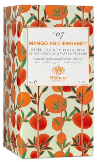 Whittled Mango Bergamot Tea- 25 Individually Wrapped Teabags