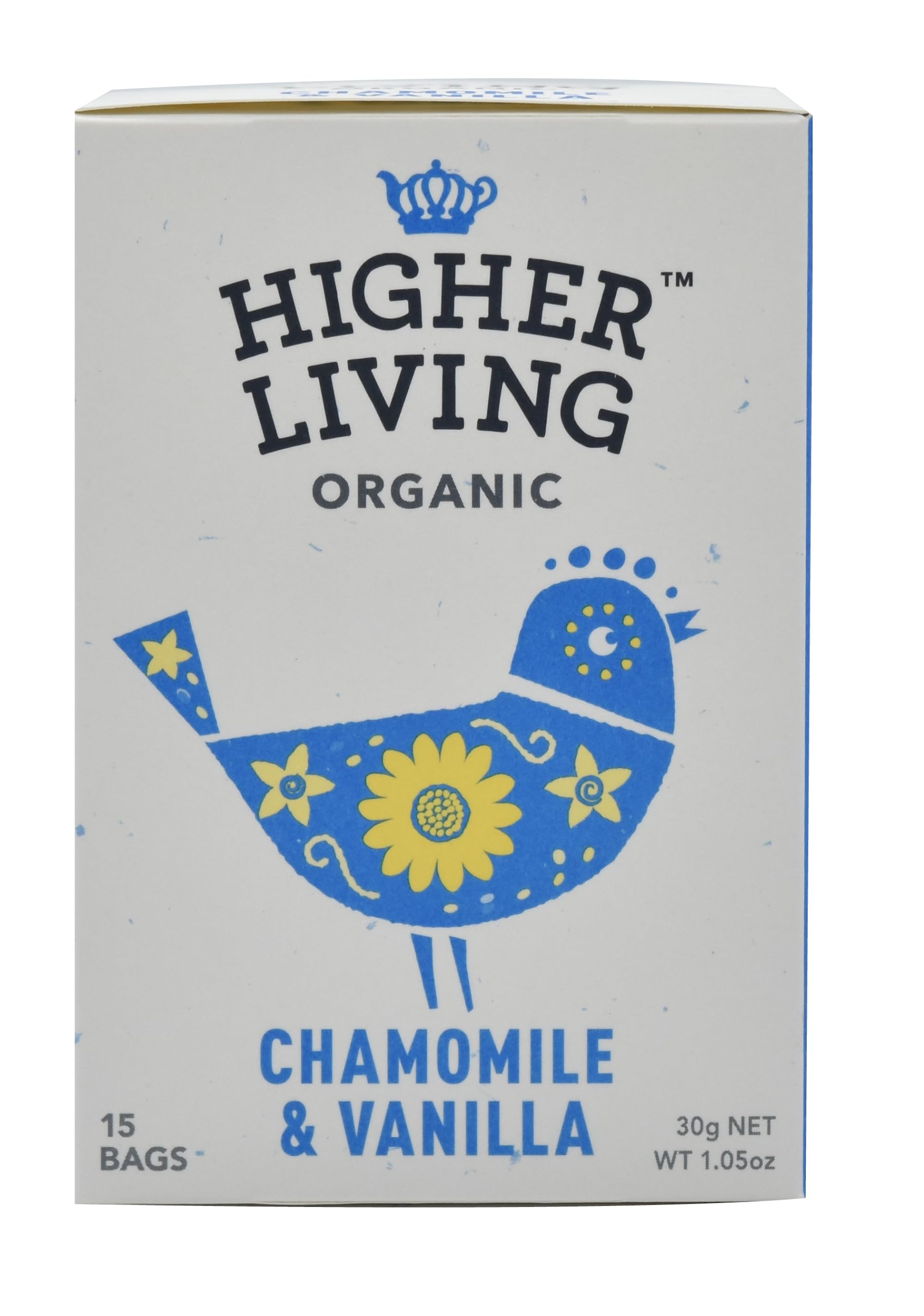 Higher Living Chamomile & Vanilla 30g (Pack of 4)
